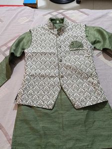 Boys Green Kurta