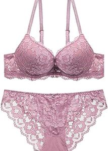 Brachy Women's Net Fabric Padded Underwire Push-Up