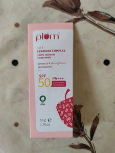 Plum Oat & Ceramide Complex Sunscreen SPF 50