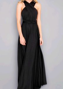 Black Convertible Maxi Dress
