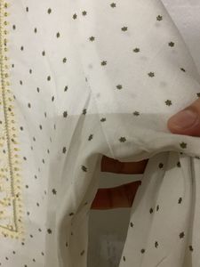 Sparkling White Kurta with Sequins