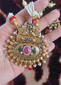 Indian Bridal rani Necklace &amp; Earrings Set