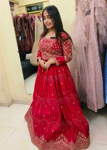 Elegant Red Lehenga 7