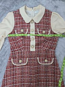 Chic Tweed Mini Dress bust 34 waist 28