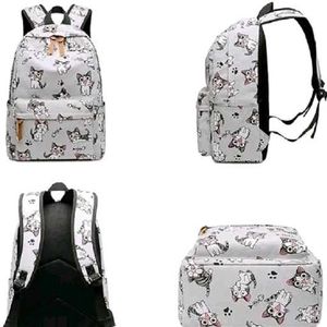 Cute Cat Print Backpack
