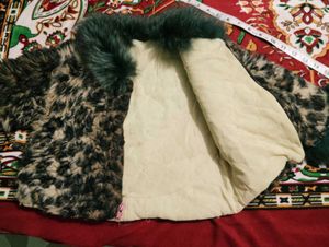 Cozy Faux Fur Leopard Print Jacket