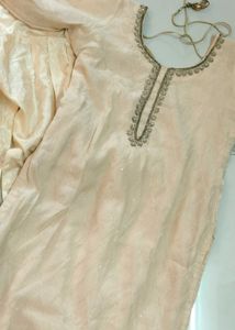 Elegant beige Kurta Set
