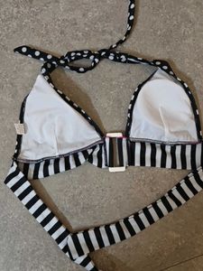 Polka Dot &amp; Stripe Bikini Set