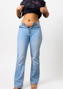 Light Wash Wide Leg Jeans