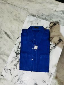 Blue Button-Down Shirt