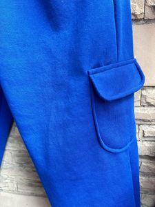 Street Style Store Royal Blue Fleece Co-ord Set