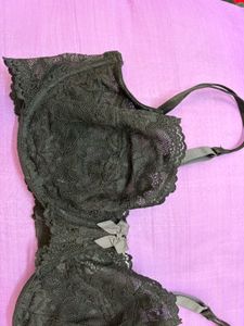 Elegant Black Lace Bra