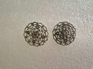 Vintage Filigree Earrings - Unused