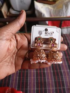 Auntic Rich Jewellery Jhumka Earrings.5  a