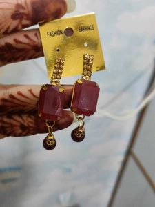 Elegant Maroon Choker Necklace