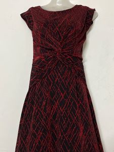Pintresty Stunning Red &amp; Black Glitter Dress