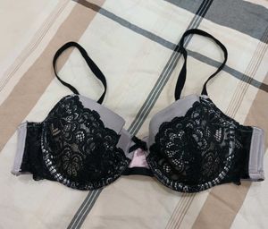 Elegant Black Lace Bra