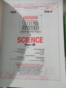 100% Success Book Of Science Class 10 (Term -2)