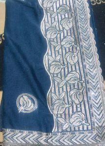 Elegant Embroidered Saree