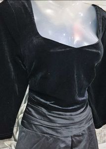 Vintage 90s black grey elegant dress 🤍