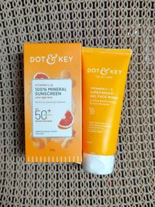 Dot & Key Vitamin C+E Sunscreen & Gel Face Wash