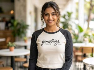 Stylish Raglan Sleeve Top