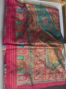 Embellished Silk Blend Saree