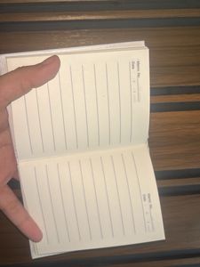 Imported hardcover Memo Diary