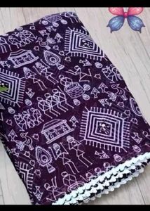 Ethnic Kalamkari Saree