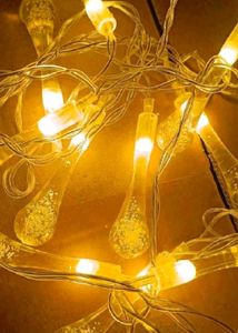 New Teardrop String Lights - Warm yellow