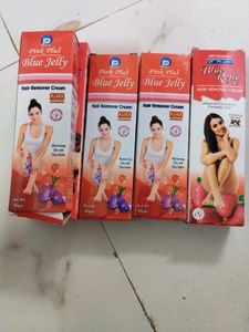 Pink Plus Blue Jelly Hair Removal Cream