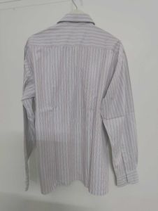 Mens Pink Striped Shirt