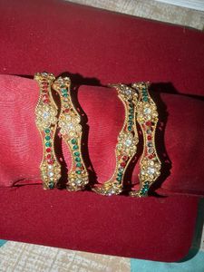 Designer Embellished Bangles Set