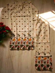 New Floral Print Kurta Set (L, XL,XXL)
