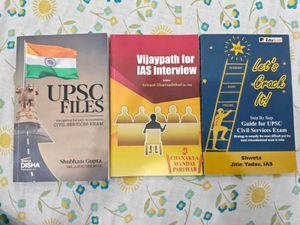 3 books for UPSC preparation