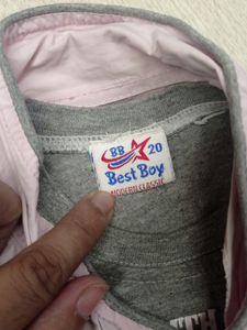 T-shirt with jacket n short set