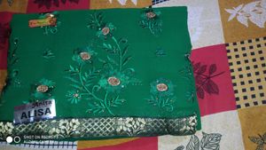 Green Color New Sarees