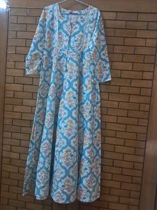 a line pure cotton  kurti