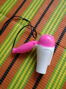 Pink & White Hair Dryer