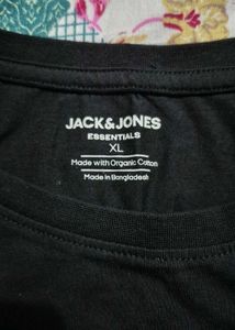 Jack &amp; Jones Men's Basic Black T-Shirt