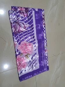 Beautiful Purple Floral Scaff