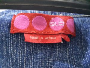 GLO Blue Denim Jacket for Women