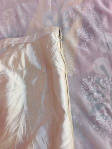 Off White Formal Skirt