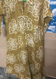Stylish Floral Print Kurta and Pant Set