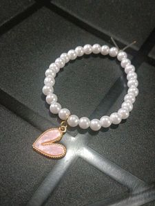 Pearl Heart Bracelet