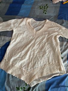 Boho Embroidered Tunic Top