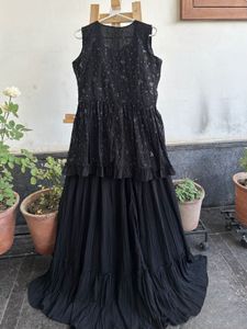 Brand new Elegant Black Sequined Lehenga Set