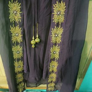 Purple Ethnic Skirt