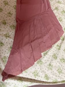 Elegant Strapless Rose Dress
