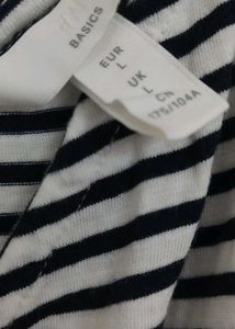 H&amp;M Classic Striped Wrap Dress